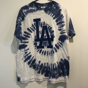 LA Dodgers Tie-Dye Tailgate Shirt - Large